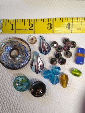 🩵2/$10🩵 P58 Mixed Glass and Lampwork Bead Lot